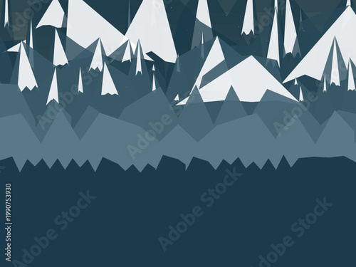 Mountain Range Landscape Pattern Outdoor Background