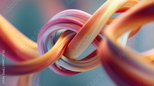 Abstract knot design