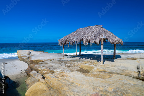 Wind and Sea beach in La Jolla California USA