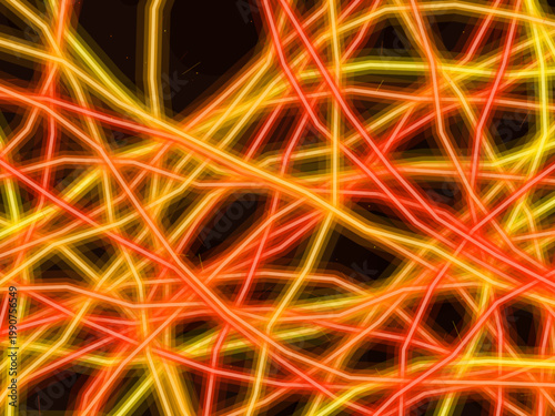 Magma Lava Crack Pattern Hot Glowing Design