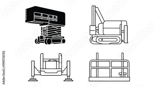 Construction machinery diagram