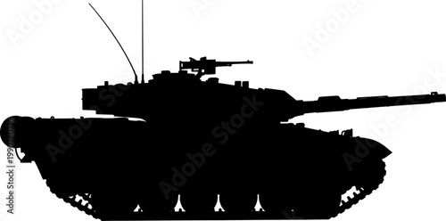 Main battle tank armored military vehicle