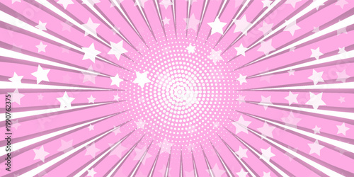 Background with pink gradient and concentrated lines interspersed with