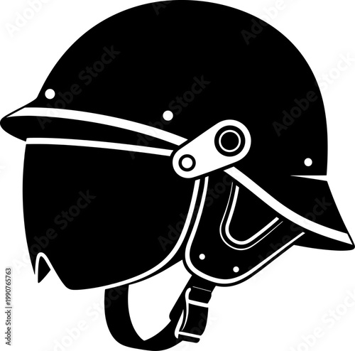 Law enforcement tactical riot control helmet with shield