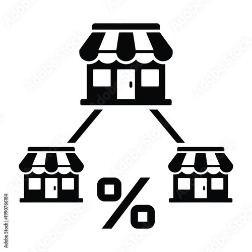 Franchise business model with percentage