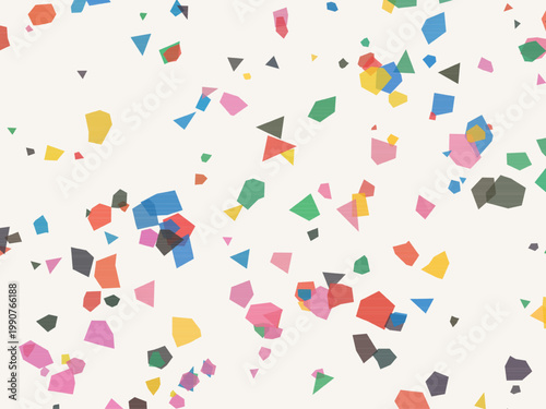 Minimalist Terrazzo Stone Chip Pattern Abstract Vector Background