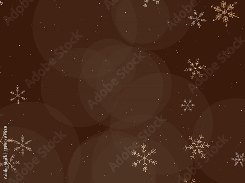 Snowflake Winter Crystal Pattern Holiday Background