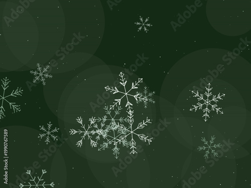 Christmas Snowflake Lattice Pattern Winter Design