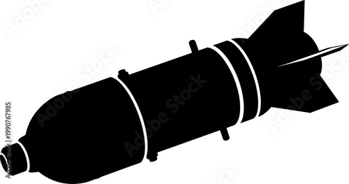 Guided missile projectile silhouette for defense systems