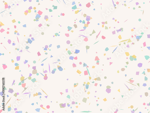 Modern Terrazzo Pattern Colorful Stone Chips Trendy Background