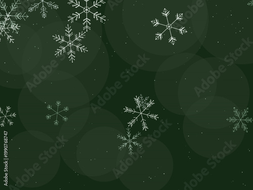Snow Crystal Snowflake Pattern Winter Background