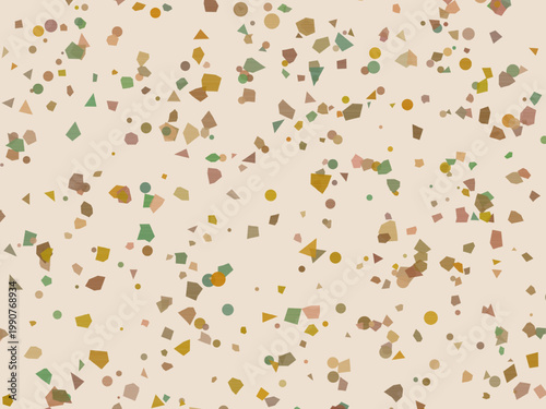 Modern Terrazzo Pattern Colorful Stone Chips Trendy Background
