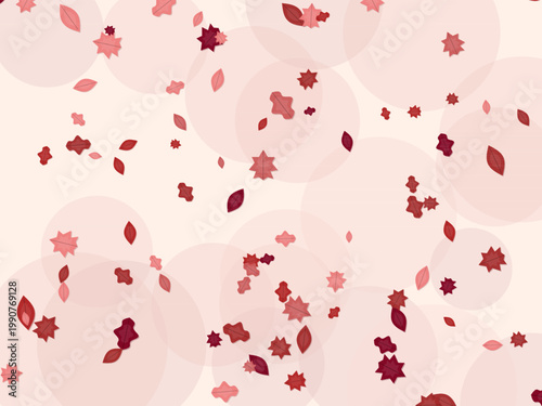 Cozy Fall Autumn Leaves Seasonal Pattern Design Backdrop