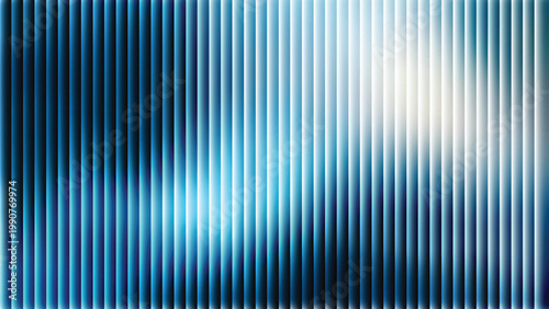 Abstract blue background with light vertical stripes and a gradient motion texture featuring a bright digital line pattern for a modern artistic backdrop
