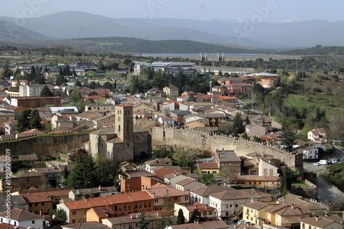 Buitrago del Lozoya, Spain, viewed from the north-east.