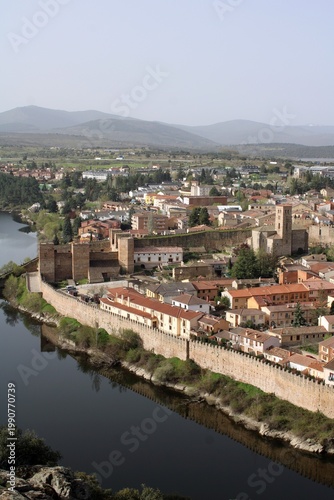 Buitrago del Lozoya, Spain, viewed from the north-east.
