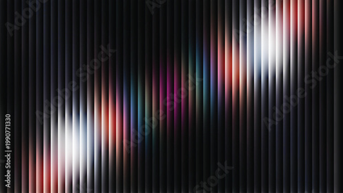 Vibrant spectrum of vertical lines full color gradient background