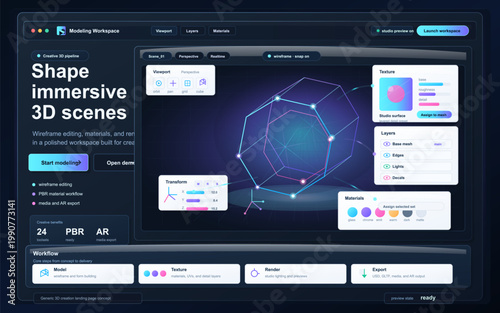 Dark port logistics monitoring dashboard interface showing harbor map, berth occupancy, customs status, crane productivity and ETA data