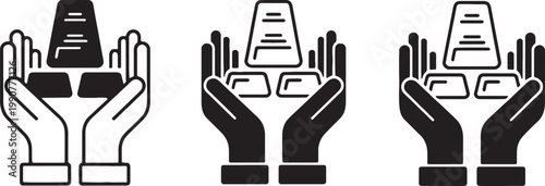 Hands cradling gold bars illustrate the concept of asset protection and secure storage of valuable commodities within a professional financial services or investment banking context for corporate use.