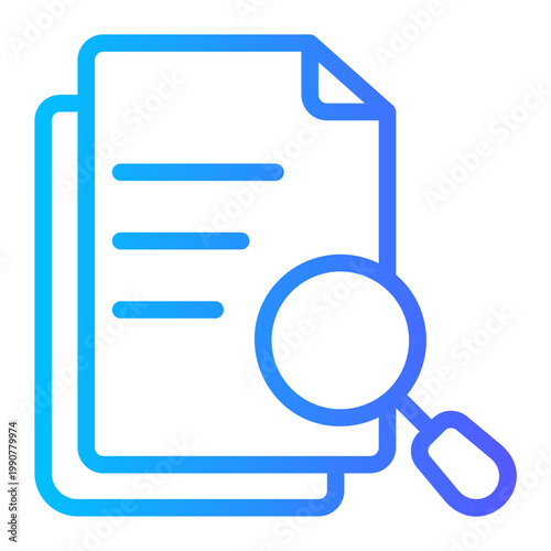 plagiarism gradient icon