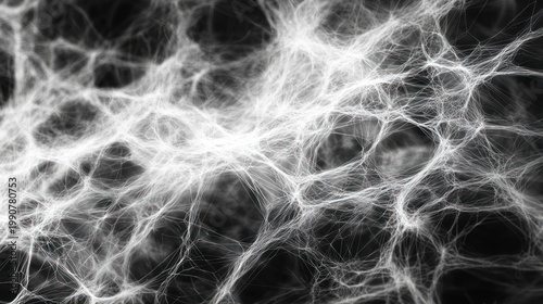 Abstract glowing energy network design