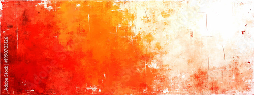 Abstract fluid art forms with mixed vivid color, a painting with splashes of orange, yellow, and red hues blend creating dynamic composition and visual textures, perfect for backdrop.