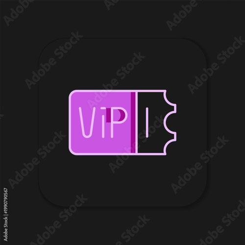 Filled outline Train ticket icon isolated on black background. Travel by railway. Flat filled outline style with shadow. Vector