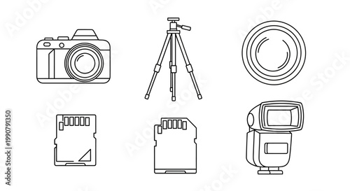 Camera and photography equipment tools.