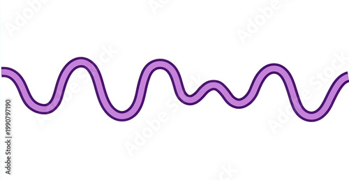 Purple wavy line with irregular peaks and valleys