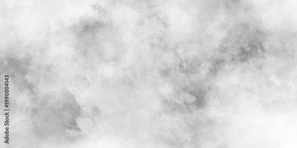 Fototapeta premium Soft gray and white watercolor texture background with cloudy smoke effect and blurry white smoke