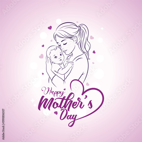 Happy Mothers Day Vector design file