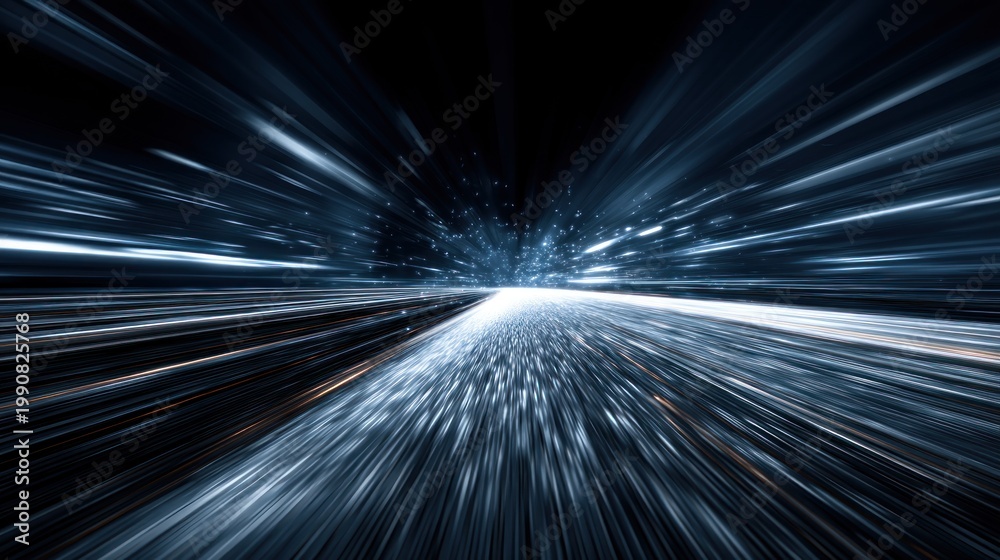 Fototapeta premium Abstract speeding road perspective