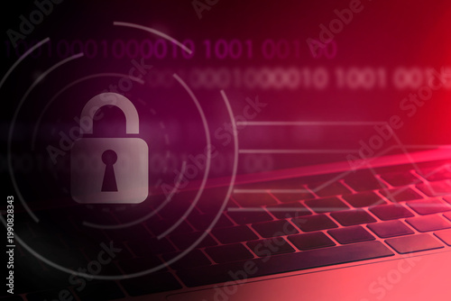 Data security and cyber security; Organization privacy policy concept