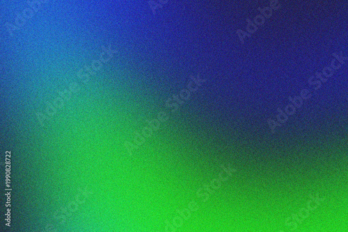 Abstract grainy gradient background with blue and green color shades.