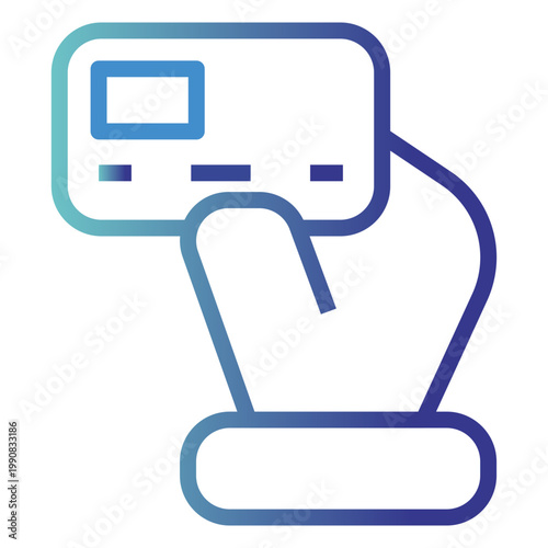  payment method Gradient  line icon