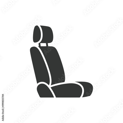 Car Seat Icon – Symbol of Automotive Interior and Comfort