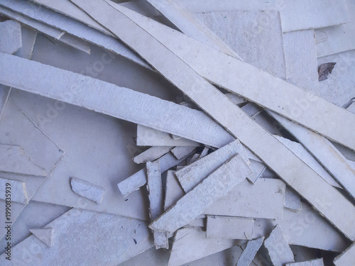 Fiber Cement Board Offcuts Construction Waste