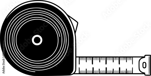 measuring tape icon.