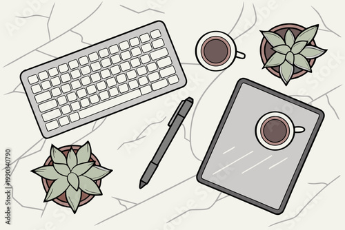 computer keyboard and mouse