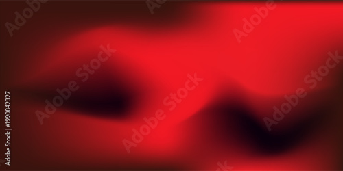 Abstract red gradient background, light and shadow on the backdrop with dimensions, hot tone wall modern red best seller