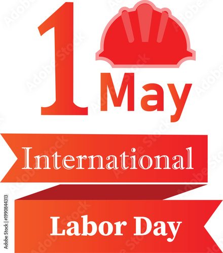 International labor day celebration may 1st with construction symbolism