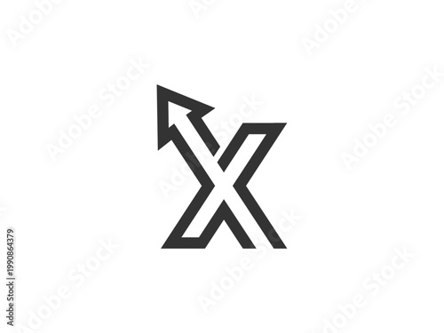 X arrow icon