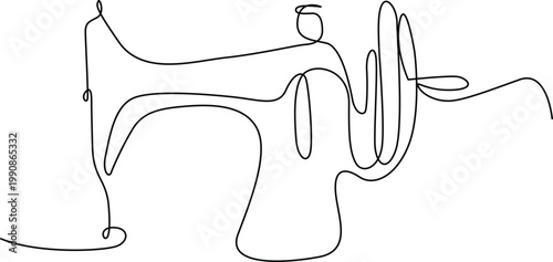 Abstract sketch of intertwined human-like and organic shapes with flowing lines Vector