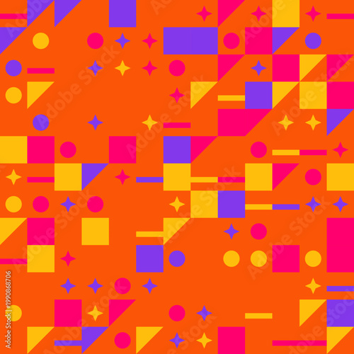 abstract background with colorful squares