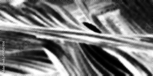 Abstract vector halftone tilted background with grainy stripes. Dotted texture and trendy halftone tonal gradation effect.