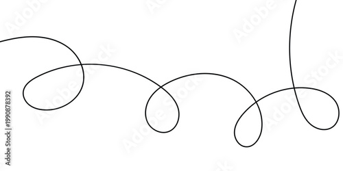 abstract creative black spring line design for business card, poster, background.