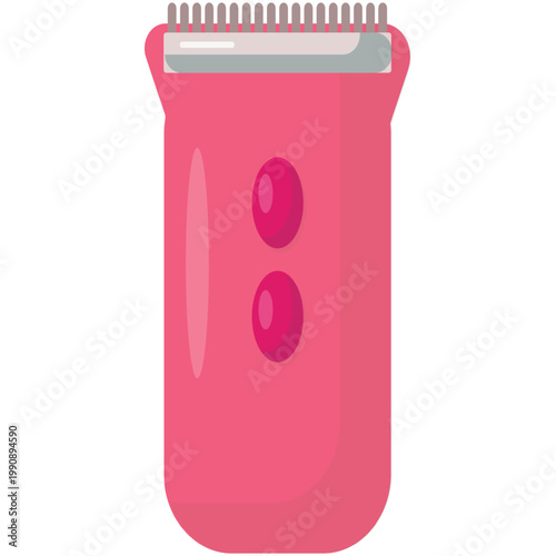 Hair trimmer vector. Clipper machine cartoon icon illustration. Haircut accessory. Groomer, barber or hairdresser salon equipment isolated on white background