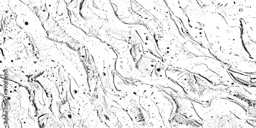 Vector brush stroke texture. Distressed uneven grunge background. Abstract vector illustration. Overlay over any design to create interesting effect and depth. Black isolated on white. EPS10