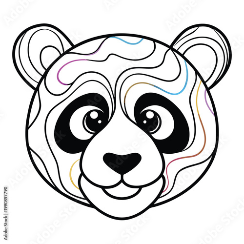 Groovy Psychedelic Tie-Dye Cartoon Artwork – Vibrant Retro Colorful Design