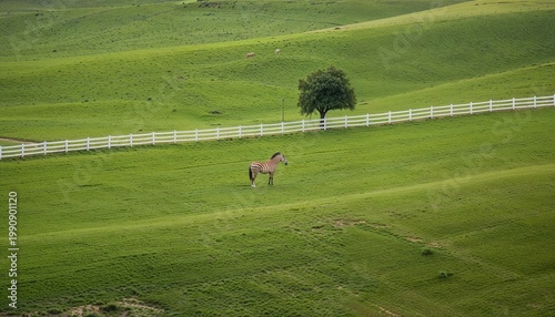 horse in the field